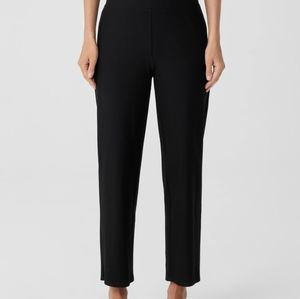 EILEEN FISHER Washable Stretch Crepe Straight Ankle Pant SIZE PP